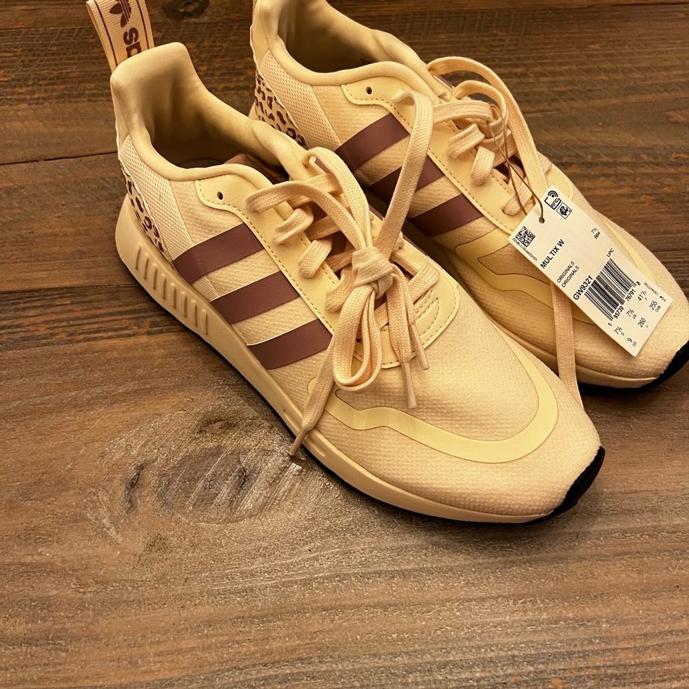 adidas Women's Athletic Shoes in Beige and Brown